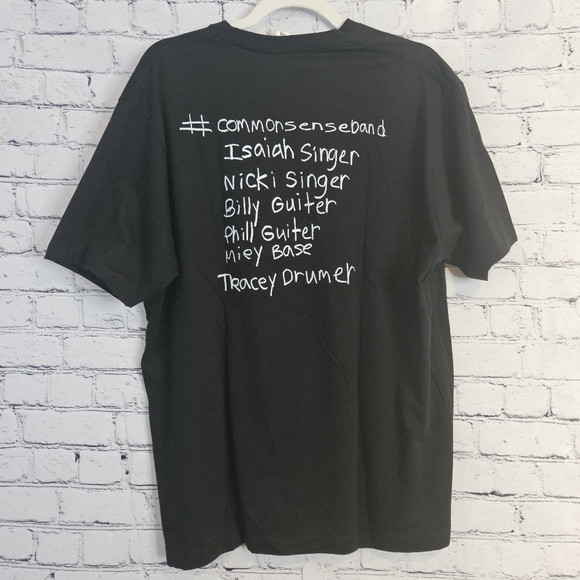 Common sense band t shirt XL - Picture 2 of 5